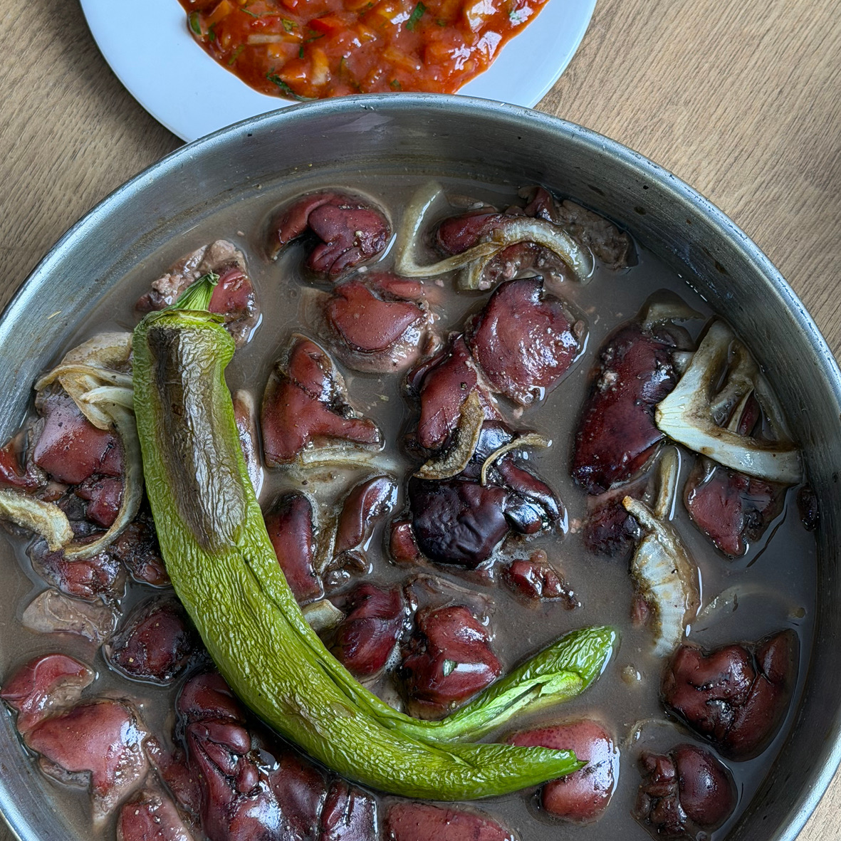 صينية كبدة دجاج