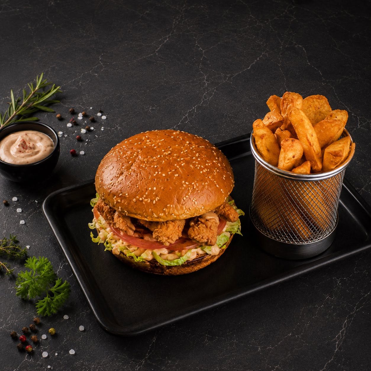 Uptown Burger & Wings مطعم ابتاون - صورة 4
